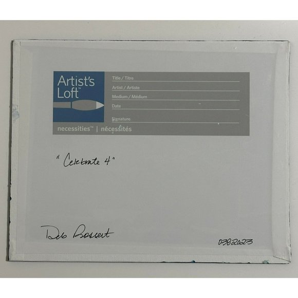 Celebrate 4 - Fireworks Landscape Painting by Deb Bossert Artworks - 8" x 10" - Picture 7 of 7